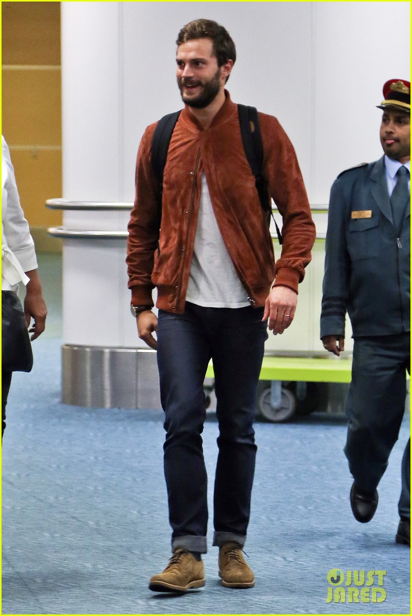 Jamie Dornan arrives back in Vancouver for 'Fifty Shades of Grey' re-shoots