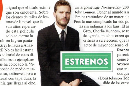 Reportaje sobre 50 Sombras de Grey en Vanity Fair España (febrero 2015)