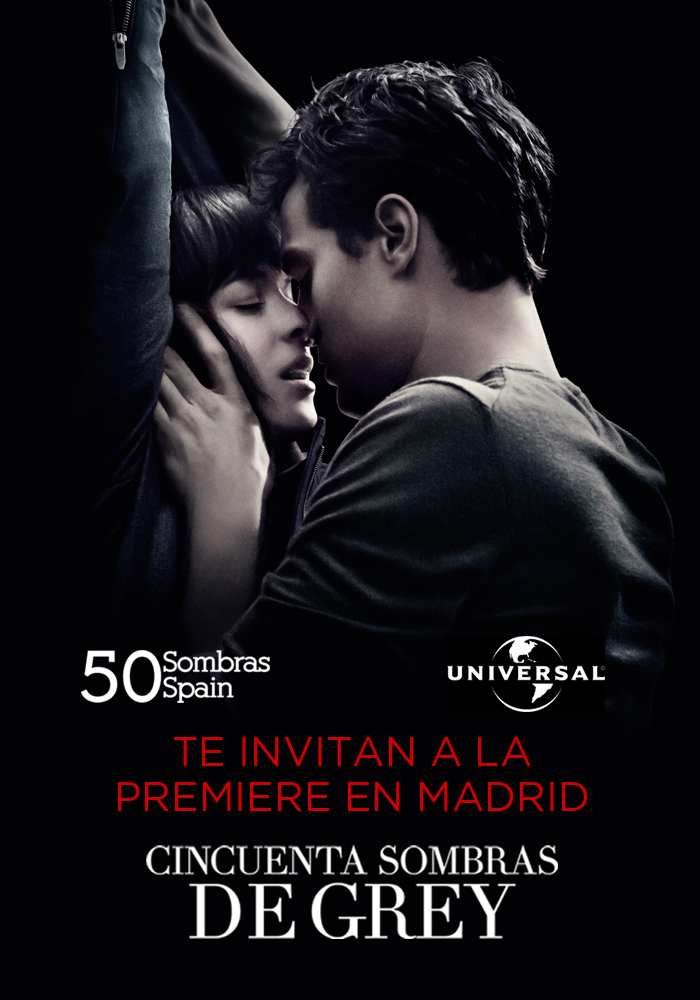 Invitación premiere 50 Sombras Madrid