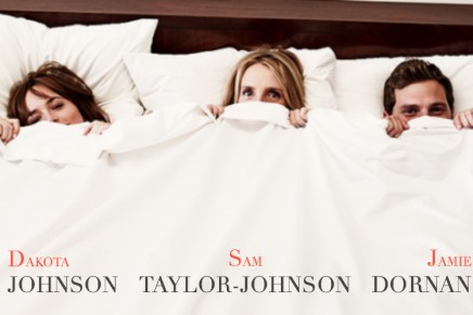 Photoshoot oficial de Dakota Johnson, Jamie Dornan y Sam Taylor-Johnson (1)