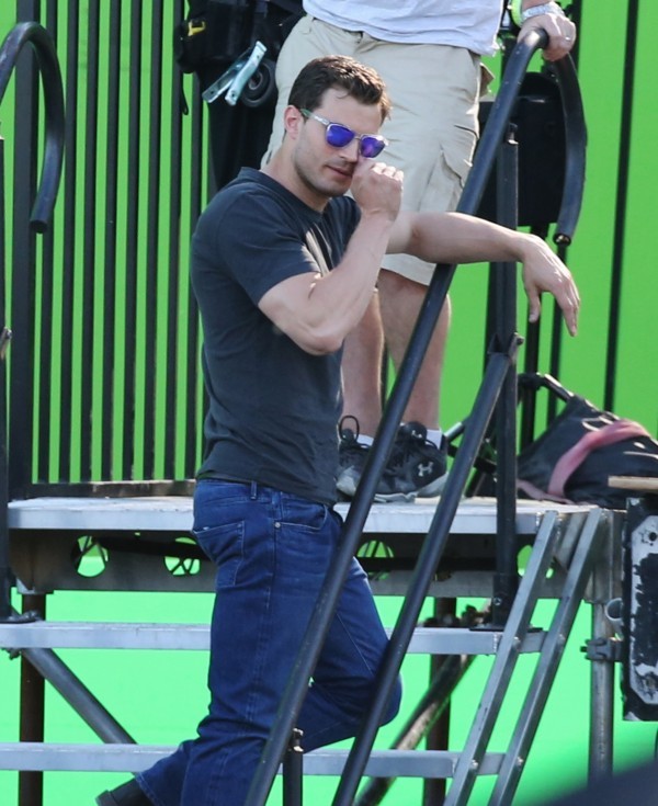 52042650 Actor Jamie Dornan was seen filming crash scenes in the helicopter Charlie Tango in Vancouver, Canada on May 2, 2016. Jamie's wife Amelia Warner is reportedly getting jealous of co-star Dakota Johnson's and Jamie chemistry on set. FameFlynet, Inc - Beverly Hills, CA, USA - +1 (310) 505-9876