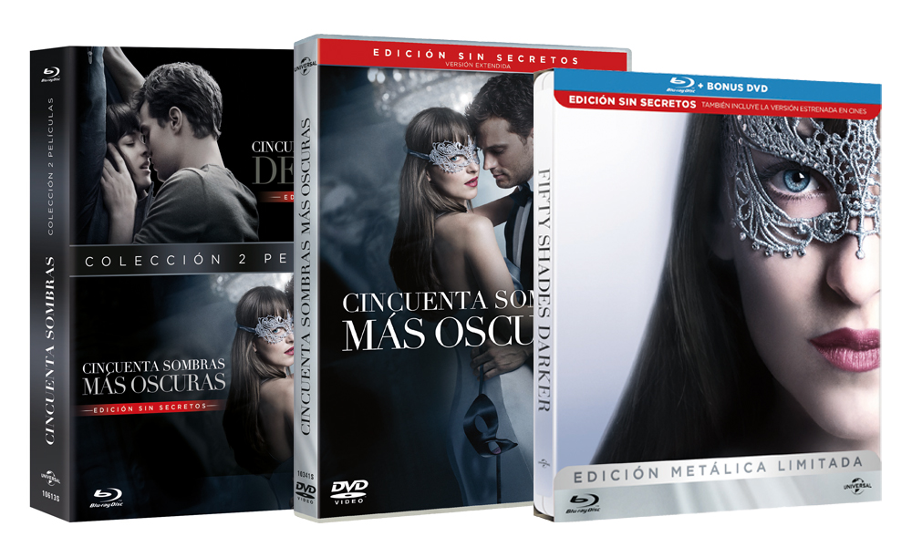 Ediciones 50 Sombras Más Oscuras DVD BR