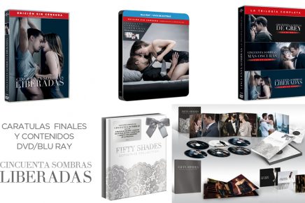 EXCLUSIVA: Carátulas finales, contenidos y TODAS todas las ediciones DVD y Blu-Ray de Cincuenta Sombras Liberadas